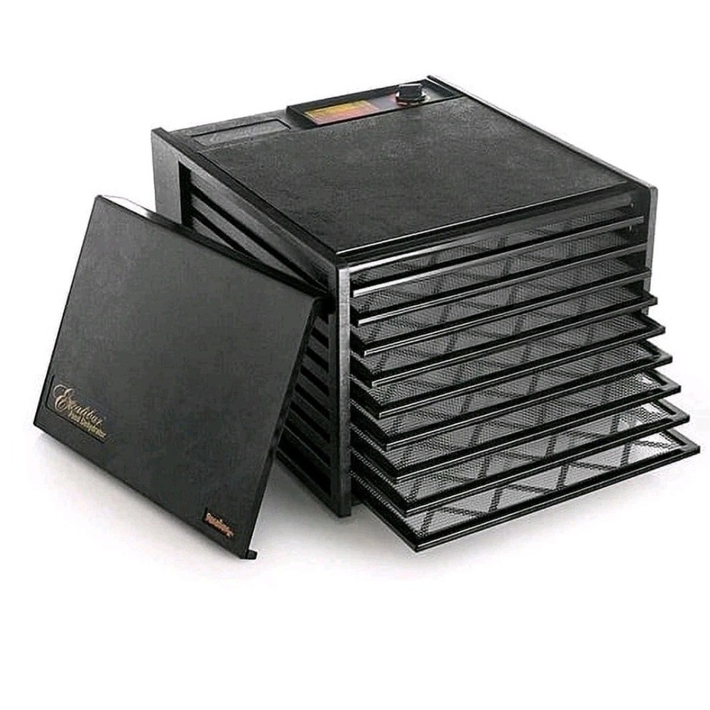 Excalibur 9-Tray Deluxe Dehydrator Black New. Never Used.